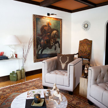 My Houzz: Antiques Mingle With Modern Style in a 1920s Tudor