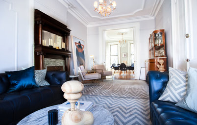 My Houzz: Art and Antiques Complement a Brooklyn Brownstone