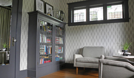 Pack a Punch by Pairing Your Wallpaper and Trim