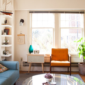 My Houzz: Bright and Airy Apartment Beats the Seattle Grey