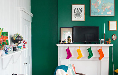 My Houzz: Bright and Playful Colors in a Kentucky Family Home