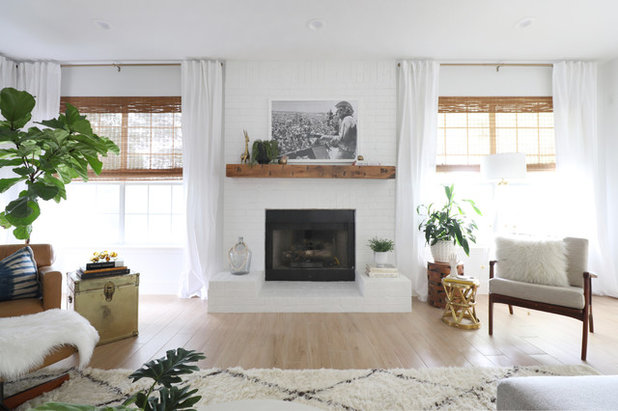Transitional Living Room by Kristin Laing