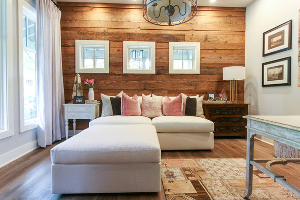 Shabby-chic Style Living Room by Michaela Dodd