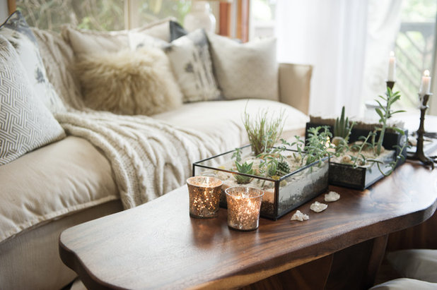 Beach Style Living Room by Ashley Camper Photography