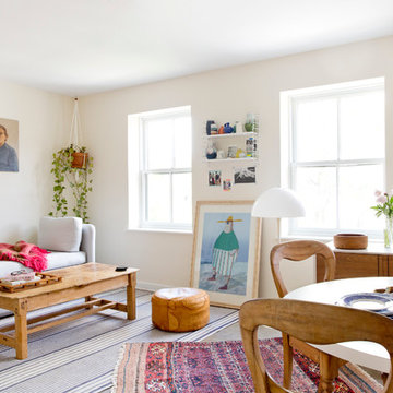 My Houzz: Clean Style Perks Up an Open Brooklyn Apartment