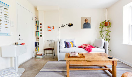 My Houzz: Clean Style Perks Up an Open Brooklyn Apartment