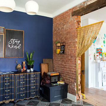 My Houzz: Colorful, Eclectic Style in an 1890 Kentucky Brick Home