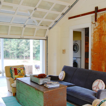 My Houzz: Colorful Vintage Finds fill a Chic Modern Farmhouse