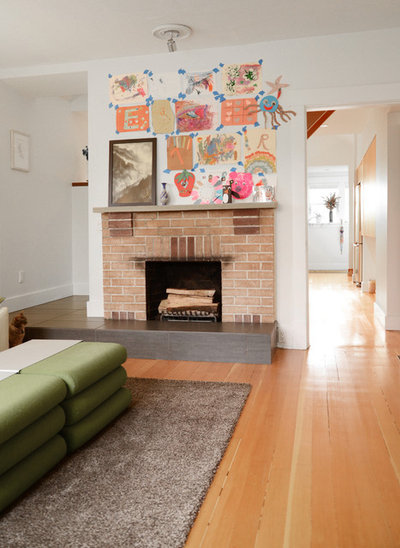Eclectic Living Room by Jane Vorbrodt