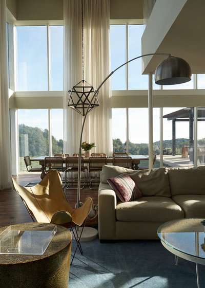 Eclectic Living Room by Megan Hansen