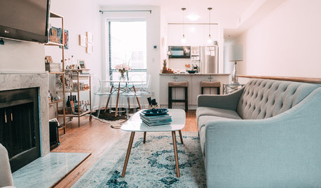 My Houzz: Cozy, Clean Style in a D.C. Row House Apartment