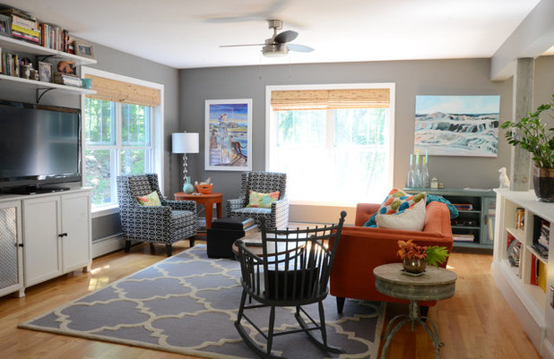 Beach Style Living Room by Design Fixation [Faith Provencher]