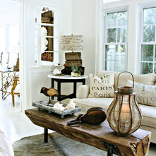 Shabby-chic Style Living Room by Mina Brinkey