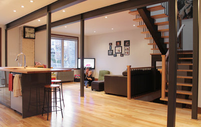 My Houzz: Duplex Now a Bright and Spacious Single-Family Home