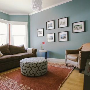 Teal Living Room | Houzz
