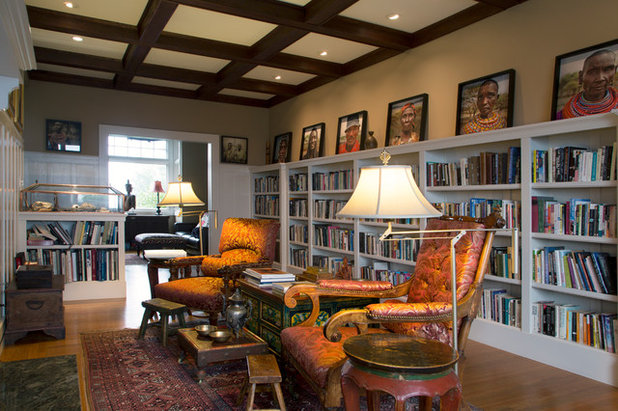 Eclectic Living Room by Margot Hartford Photography