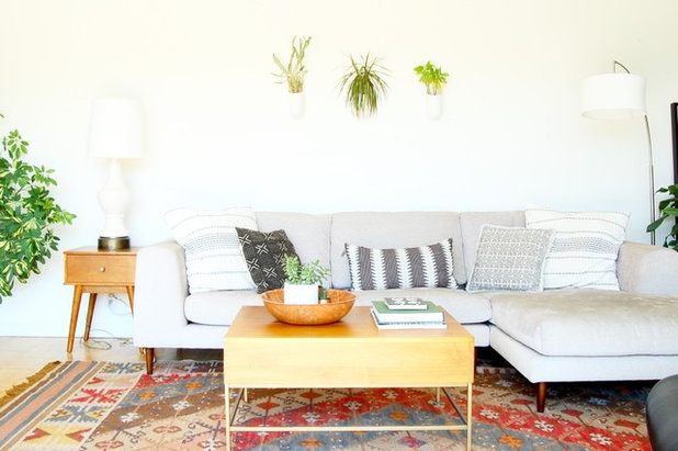 Eclectic Living Room by Corynne Pless
