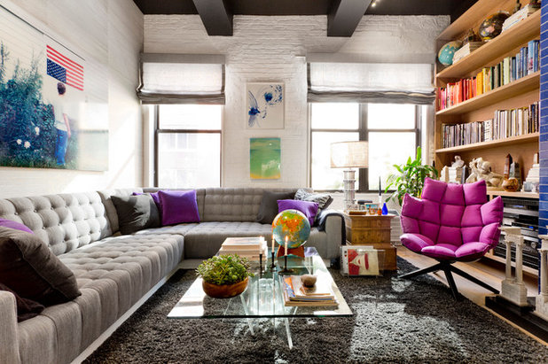 Eclectic Living Room by Rikki Snyder