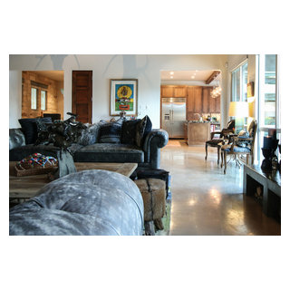 My Houzz: Industrial Style in a Texas Family Ranch - Rustic - Living ...