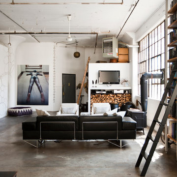 My Houzz: International Meets Industrial in a Brooklyn Loft
