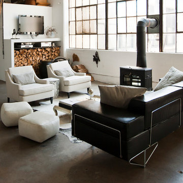 My Houzz: International Meets Industrial in a Brooklyn Loft