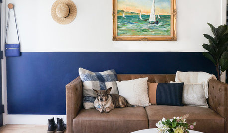 My Houzz: Minimal Meets Boho Style in 570 Square Feet