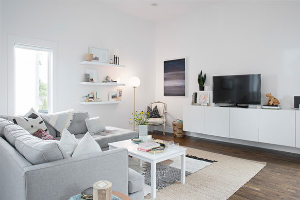 Modern Living Room by Caroline Sharpnack