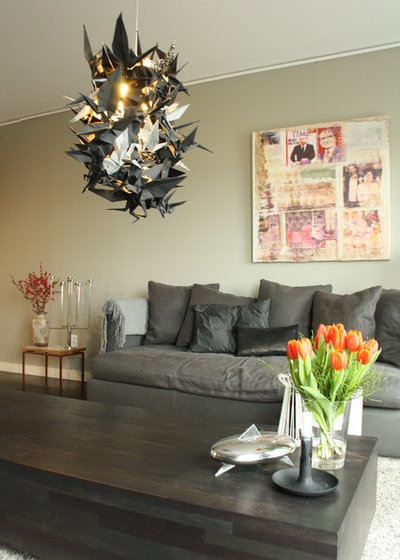 Eclectic Living Room by Holly Marder