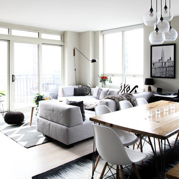 My Houzz: Modern Minimalistic & Globally Inspired Chicago High Rise