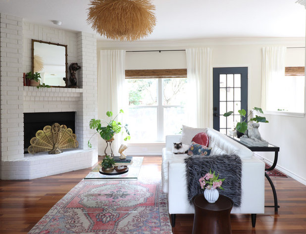 Eclectic Living Room by Kristin Laing