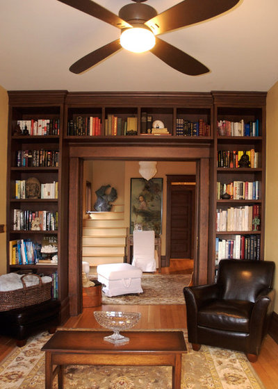 Craftsman Living Room by Heather Merenda
