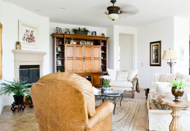 Mediterranean Living Room by Planning Pretty