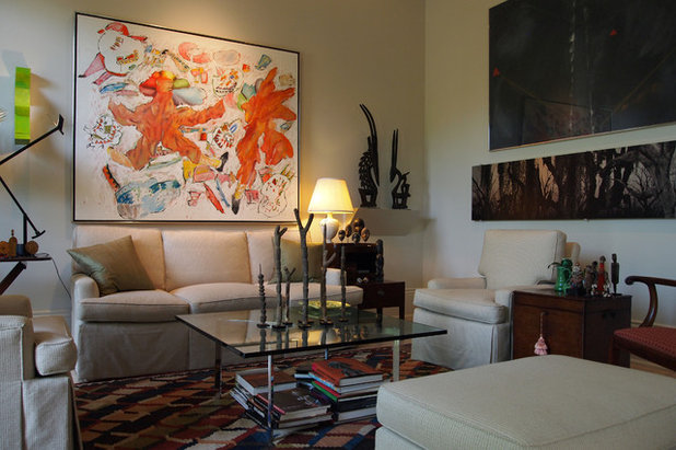 Transitional Living Room by Kayla Stark