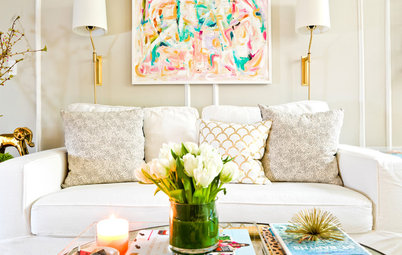 My Houzz: Pretty Meets Practical in a 1920s Walk-Up