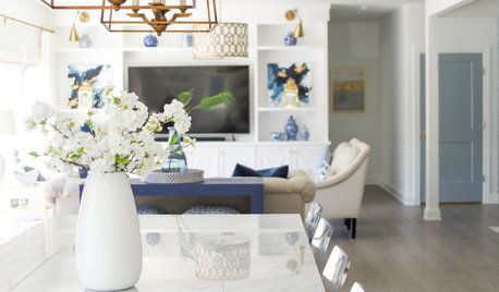 Soothing Blues and Whites in a Virginia New Build