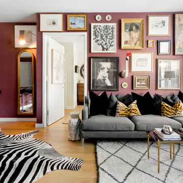My Houzz: Rugs Define Living Spaces in a 750-Square-Foot Apartment