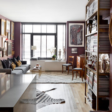 My Houzz: Rugs Define Living Spaces in a 750-Square-Foot Apartment