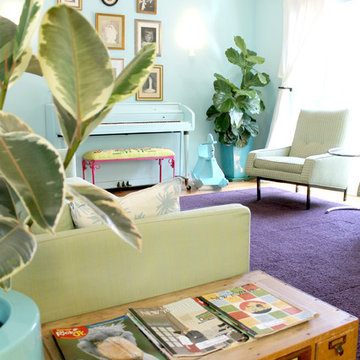My Houzz: Saturated Colors Help a 1920s Fixer-Upper Flourish