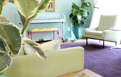 My Houzz: Saturated Colors Help a 1920s Fixer-Upper Flourish