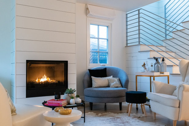 Living Room My Houzz: Sweet Christmas Charm in a Renovated 1949 Home in California