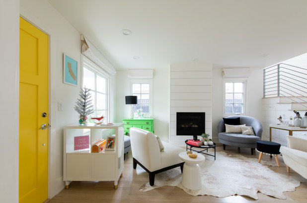 Living Room My Houzz: Sweet Christmas Charm in a Renovated 1949 Home in California