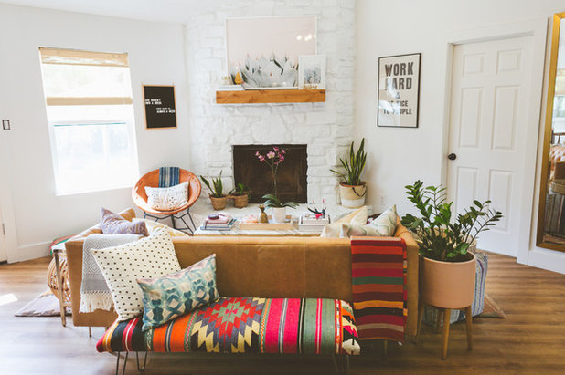 Eclectic Living Room by Heather Banks