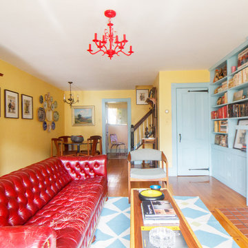 My Houzz: Vibrant Victorian Row House With Midcentury Style