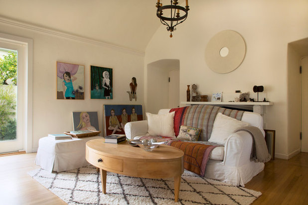 Eclectic Living Room by Margot Hartford Photography