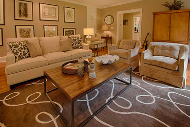 Living room - living room idea in Charlotte