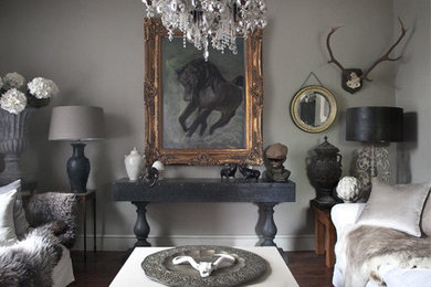 Inspiration for an eclectic living room in Surrey.