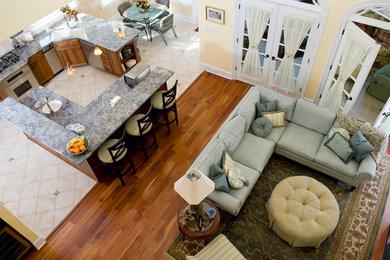 Inspiration for a living room remodel in Charleston