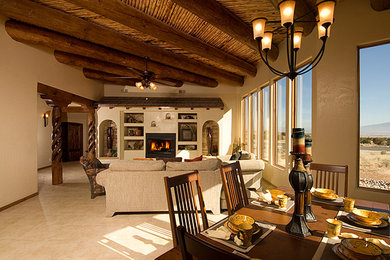 Example of a living room design in Albuquerque
