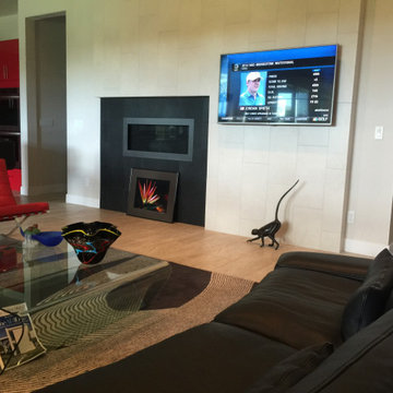 Wall Mounted TV and Whole Home Audio System Installation in Denver