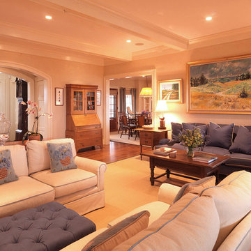Custom Living Room in Nantucket